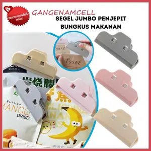 Segel Jumbo Penjepit Bungkus Makanan Seal Clip Cemilan Snack Anti Alot