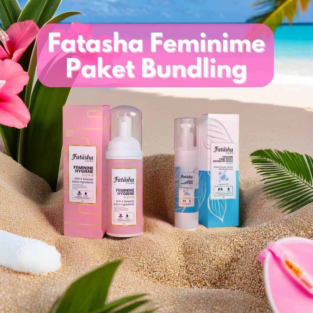 FATASHA FEMINIME & SPRAY HYGIENE Korean, Untuk Merawat Area Kewanitaan Tetap Bersih & Terjaga (Mencegah Keputihan AB Normal & Keriput) BPOM ORIGINAL HALAL - FEMINIME