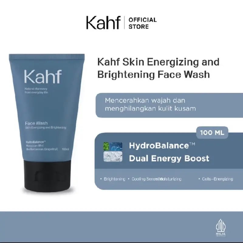 KAHF 100ml SKIN ENERGIZING and BRIGHTENING face wash 0