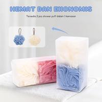 Gambar [VIDEO ONLY] OHSOME ALBA SOL Bath Ball Shower Puff Spons Mandi Kain Jaring Set 2pcs Busa - Pink-Cream dari OHSOME Homeliving Kab. Bekasi 2 Tokopedia