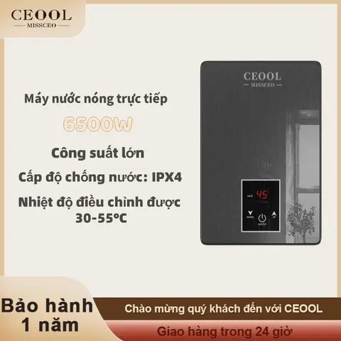 Máy nước nóng trực tiếp cho nhà bếp và vòi sen, làm nóng nhanh, giữ nhiệt độ ổn định