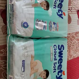 [2 BALL] Sweety Silver Pants Cloud Soft - Popok Bayi Celana / Baby Pants Diaper - All Size - (NB-XXL) - Jumbo Pack
