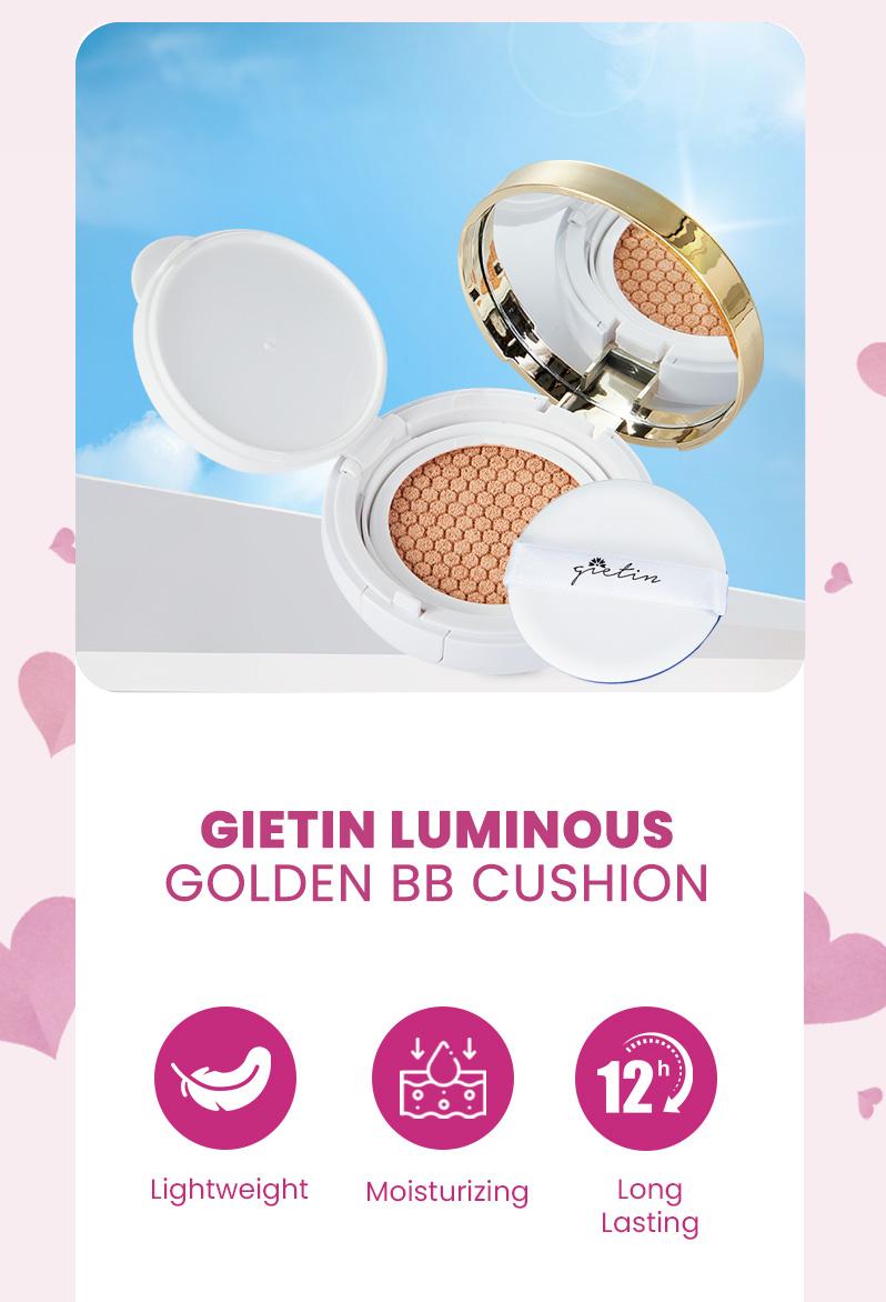 Product Introduction of GIETIN LUMINOUS GOLDEN BB CUSHION GT08 BPOM FOUNDATION 4