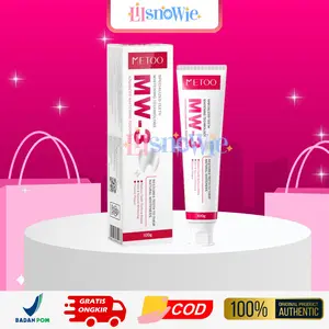ODOL PASTA GIGI METOO MW-3  Advanced whitening ToothPaste 2pcs Odol Metoo - pemutih gigi / Bebas Karang Gigi /Pasta Gigi Probiotik / Karang Gigi