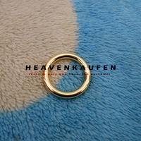 Gambar Ring Bulat 2,5 cm Warna Gold Muda Emas Muda Tebal 4,5 mm Harga Per Biji - gold muda dari Heaven Kaufen Kota Malang 3 Tokopedia