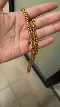 Product Review of Kalung Titanium Rantai Sisik Naga - Panjang 45-50-60Cm - Jewellery gold emas silver from a**5 0