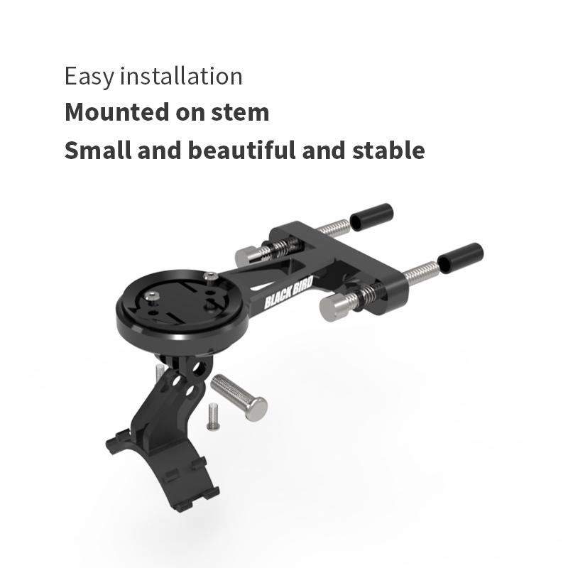  Giá Chân Đế Mở Rộng Máy Tính Xe Đạp Tay Lái Nhôm BLACKBIRD Với Giá Treo Phía Dưới Giá Gắn Tàu Lượn Thích Hợp Cho Máy Ảnh Hoặc Đèn Pin 