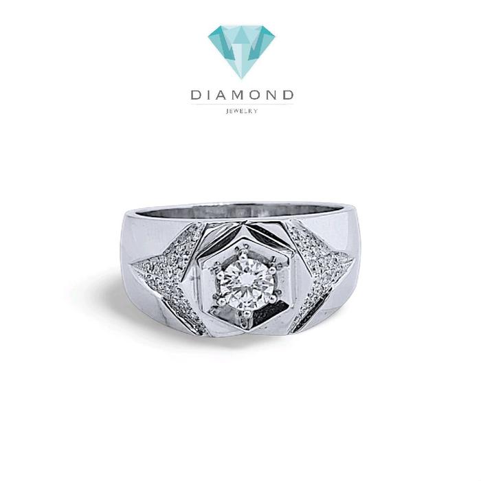Gambar Sigma Men's Diamond Ring 18K / Cincin Berlian Pria Sigma 18K / Diamond Jewelry 20CBNKH3708WP dari Diamond Jewelry Kota Administrasi Jakarta Utara Tokopedia