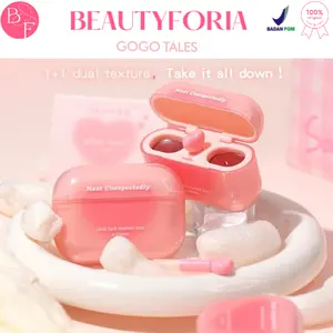 GOGOTALES AirPods Lipstik Cloud Sense Duplex Lipstick Dual Colour Lipstick Headphones GT621