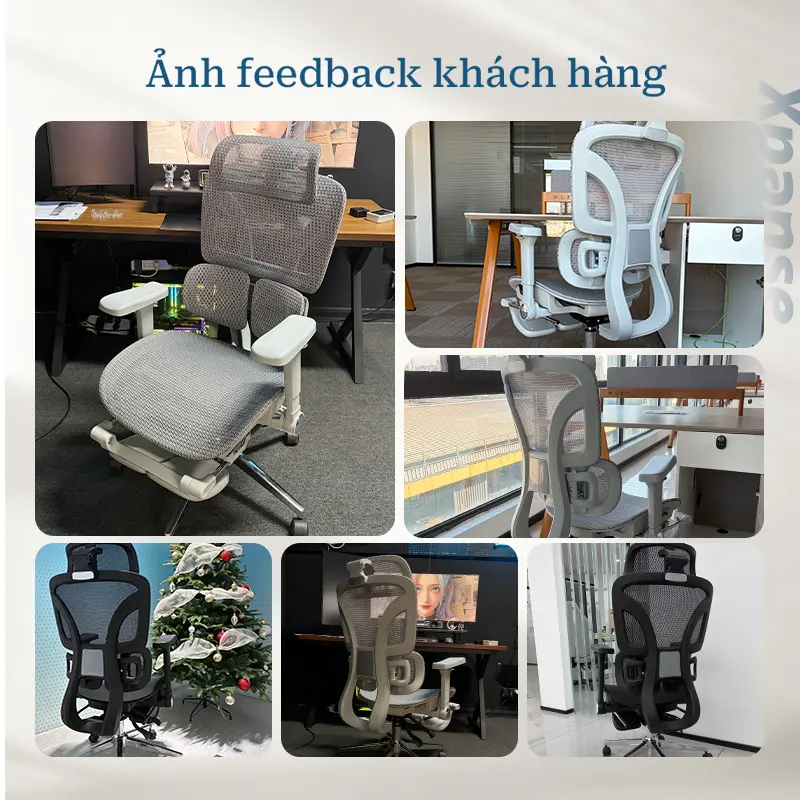 Ghế công thái học Xpanse T8 Hệ thống nâng đỡ động dạng đôi cánh bionic bằng lá thép độc lập, Lưới nano mát lạnh | ghế gaming | ghế văn phòng | ghế tựa lưng | BigBuy360 - bigbuy360.vn