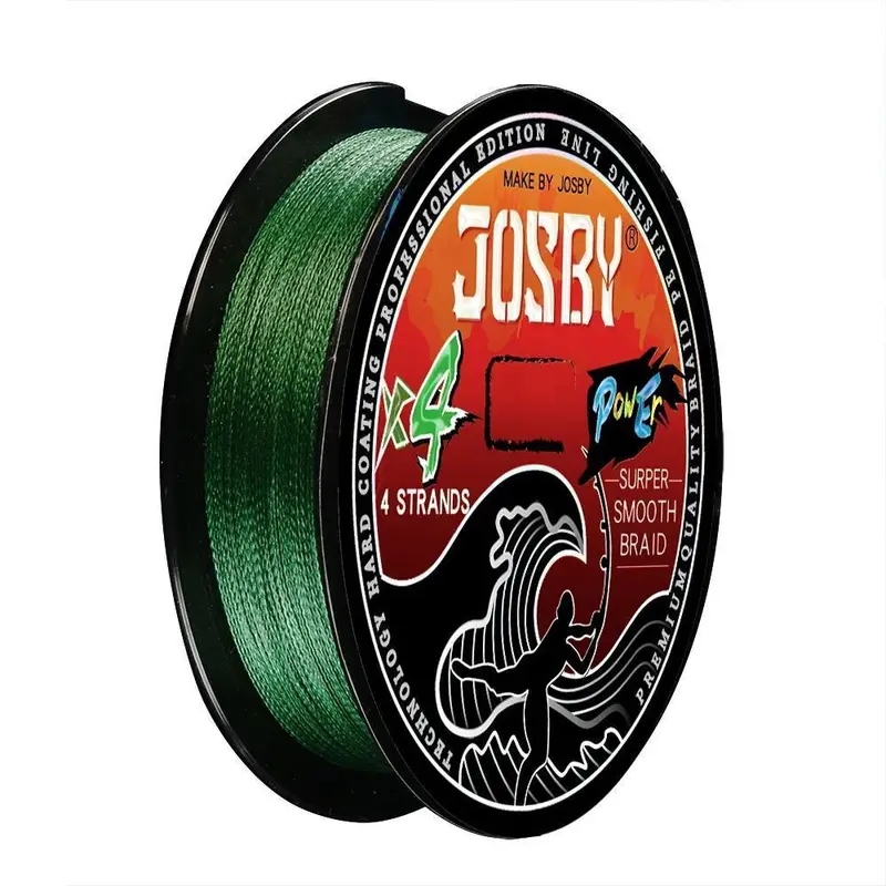 Dây PE, JOSBY, 4 Sợi, 100M, 300M, Bện Nhiều Màu, Dây 100% PE, Thích Hợp Cho Nước Biển, Nước Ngọt, Cá Chép, Cá Tra, Cá Vược, Dệt Giá Rẻ, Để Câu Cá, Pesca 1