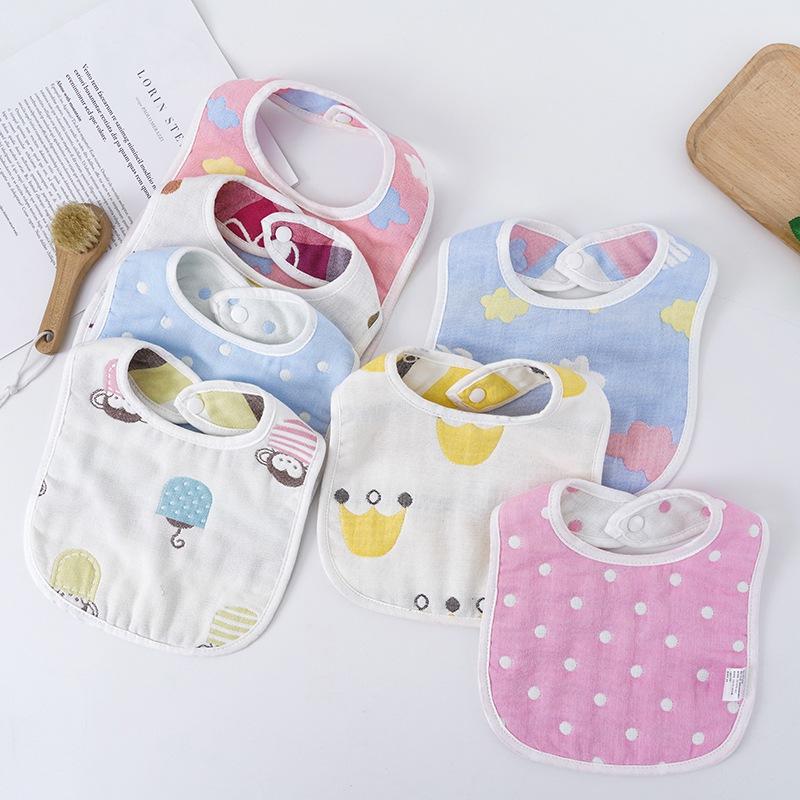 Product Introduction of Baby Washable U Shaped Bib Toddler Absorbent Soft Bib Gauze Saliva Towel 31