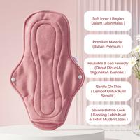 Gambar MOONA Menspad Night Soft Reusable Pembalut Kain Pembalut Wanita Cuci Pakai Anti Bocor Eco Friendly - New-Day-1 Pcs dari Moona Wear ID Kota Tangerang Selatan 2 Tokopedia