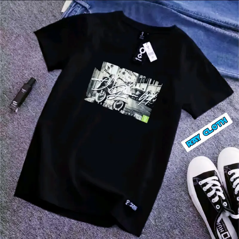 Kaos Distro Cowok Branded Ori /Kaos distro greenlight original/ Kaos Ariel Noah/Baju Kaos pria keren/kaos pria premium/kaos pria dewasa Unisex Tshirt Katun Combed Lembut Sablon Simple 4