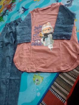 Product Review of setelan anak labubu/ oneset labubu/ setelan anak/ setelan anak terbaru/setelan anak Fashion from y**3 0