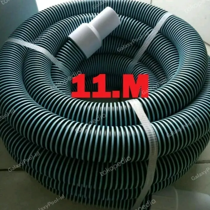 Vacuum Hose 7M 9M 11M 13M 15M Selang Vakum Kolam Renang Aquifer - 11M