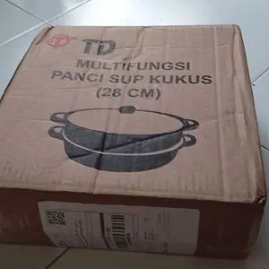 PANCI KUKUS 2 TINGKAT STEAMER STAINLESS STELL COD