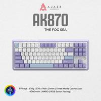 Gambar Ajazz AK870 TKL Keyboard Gaming Mechanical 3-Mode RGB keyboard  tkl - THE FOG SEA, FLYING FISH dari Ajazz Indonesia Kota Administrasi Jakarta Barat 5 Tokopedia