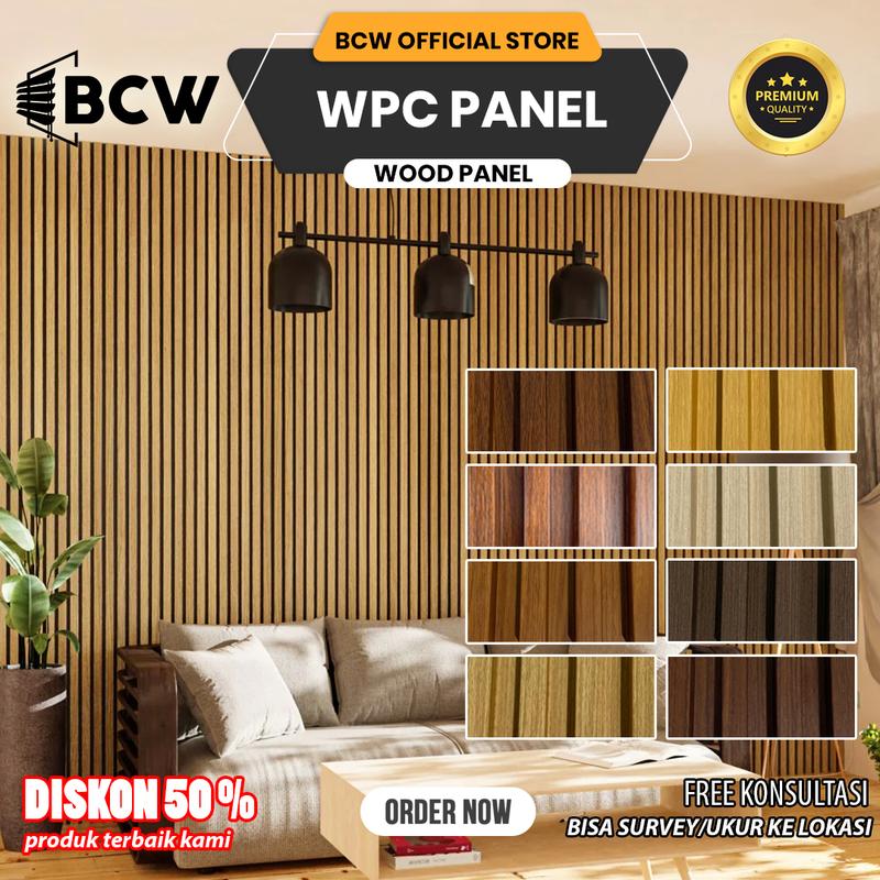 BCW - Wood Panel WPC Dinding Motive Kayu - WPC Wall Panel 1