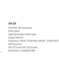 Gambar Walkie talkie Dual Band HT SPC SH20 1800mAh dari harcokomputer Kota Administrasi Jakarta Pusat 2 Tokopedia