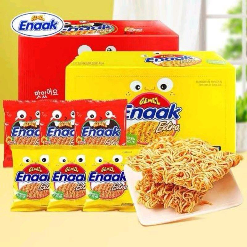  Combo 5 Mì ăn sống Snack Enaak vị gà & vị ớt hộp 30gr 