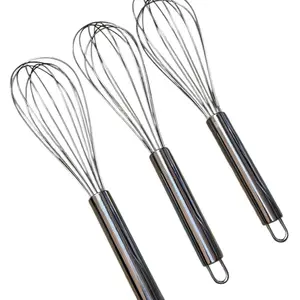 Kocokan Telur  Full Stainless Panjang 25 Cm - Egg Whisk