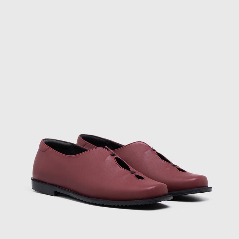 Adorableprojects - Yashica Flat Shoes Maroon 0