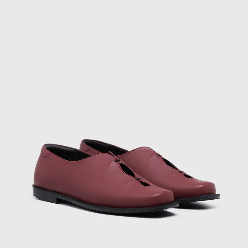 Adorableprojects - Yashica Flat Shoes Maroon 0