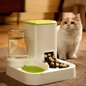 Tempat Makan & Minum Otomatis Kucing Anjing Ekstra Besar M65/ Pet Feeder Hewan Peliharaan