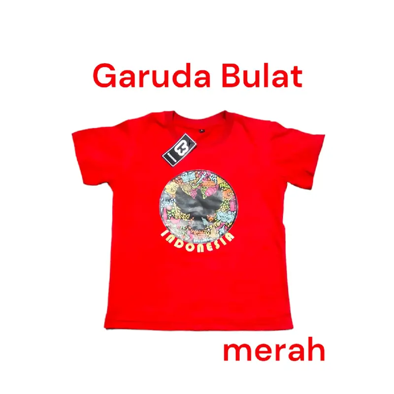 Pakaian anak setelan kaos tshirt celana joger anak cowok cewek laki-laki perempuan usia 3-13 tahun kemerdekaan merdeka agustusan Hut RI Baju 5