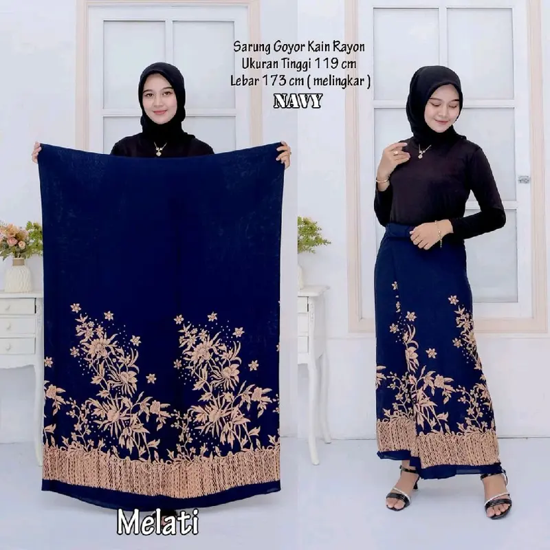 Paket 3pcs dapat 3 Sarung batik wanita sarung gloyor sarung batik santriwati bisa pilih motif/warna 4