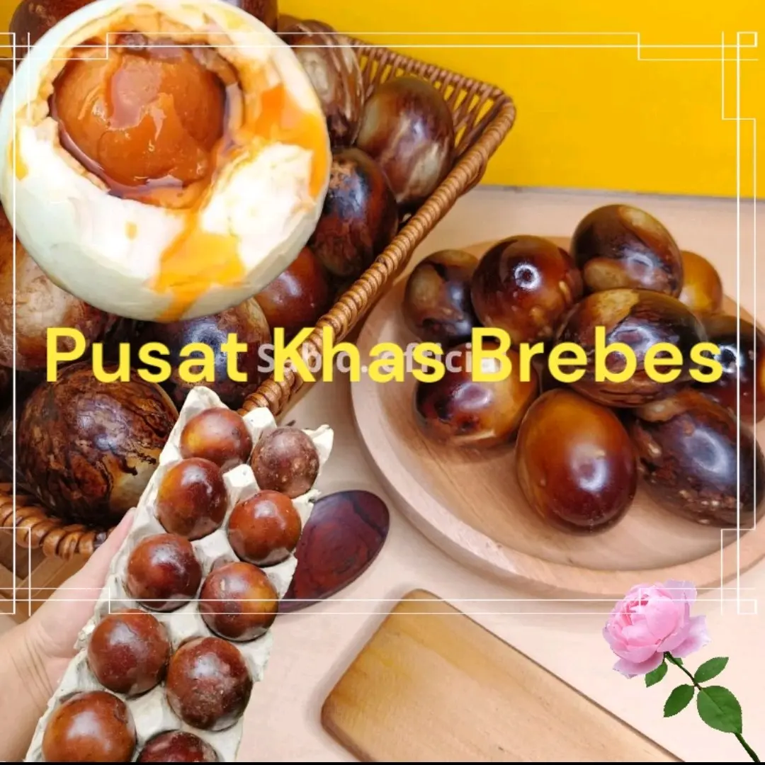 Telor Asin Brebes Organik Snack 20 Butir - Makanan Ringan Telor Food Camilan