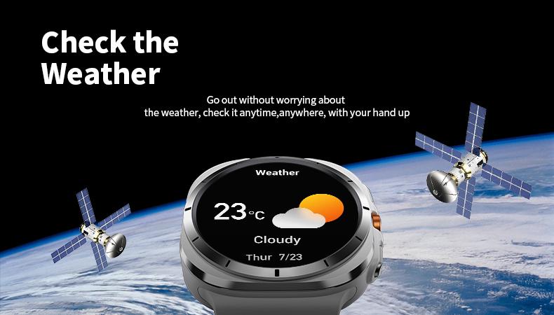 Product Introduction of Watch 7 Ultra 47mm Smart Watch IP68 Waterproof Bluetooth Call Compass Smartwatch for Men Women 1.43" AMOLED Screen SpO2 24