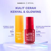 Gambar BUNDLING ElsheSkin Retinol Rejuvenating Night Serum - 15ml + Vitamin C Serum 20ml  Essence mengandung Pha Hyaluronic Acid Wajah Niacinamide Hitam Aging Perawatan Pencerah Mencerahkan Memudarkan Dark - BUY 1 GET 1 dari Elsheskin Kota Tangerang Selatan 1 Tokopedia