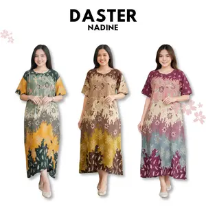 Daster Nadine LD 120 Bahan Rayon Super Busui Motif Cantik Kekinian - Jameela Butik