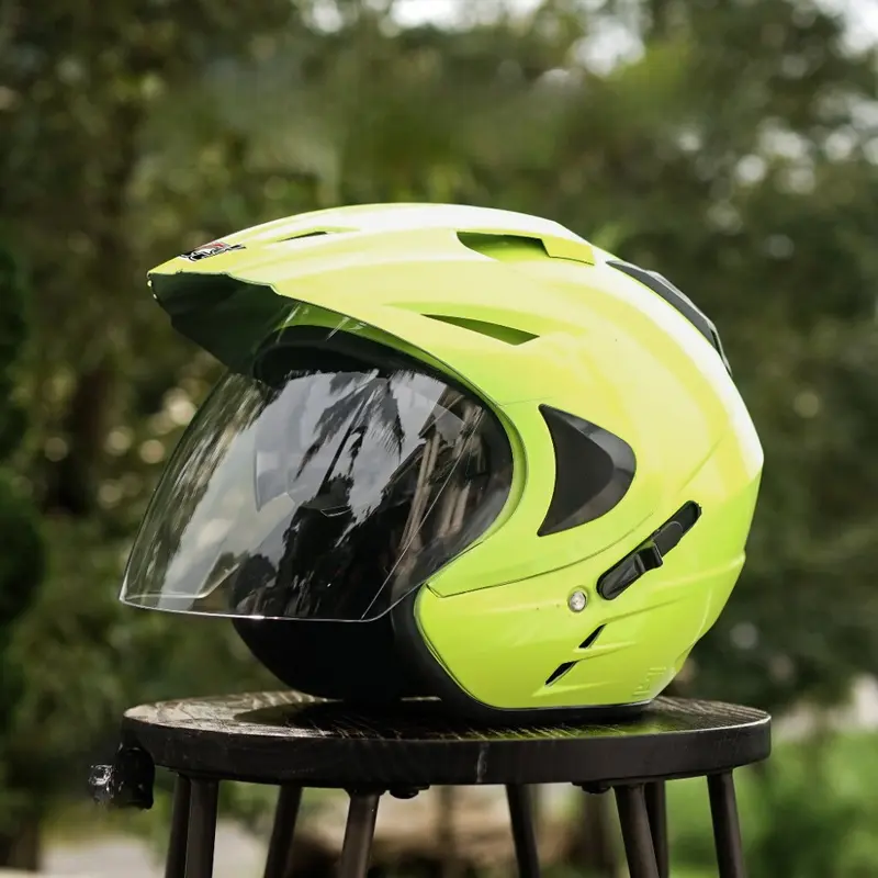 INK Helm JP8 Half Face Pria Wanita SNI Double Visor 6