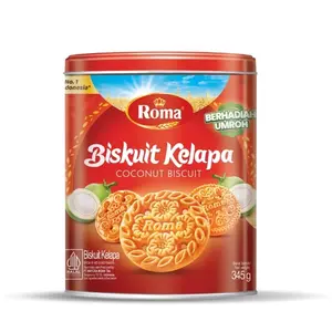 Roma Biskuit Kelapa 345g - Biskuit Coconut Biscuit No 1 Indonesia