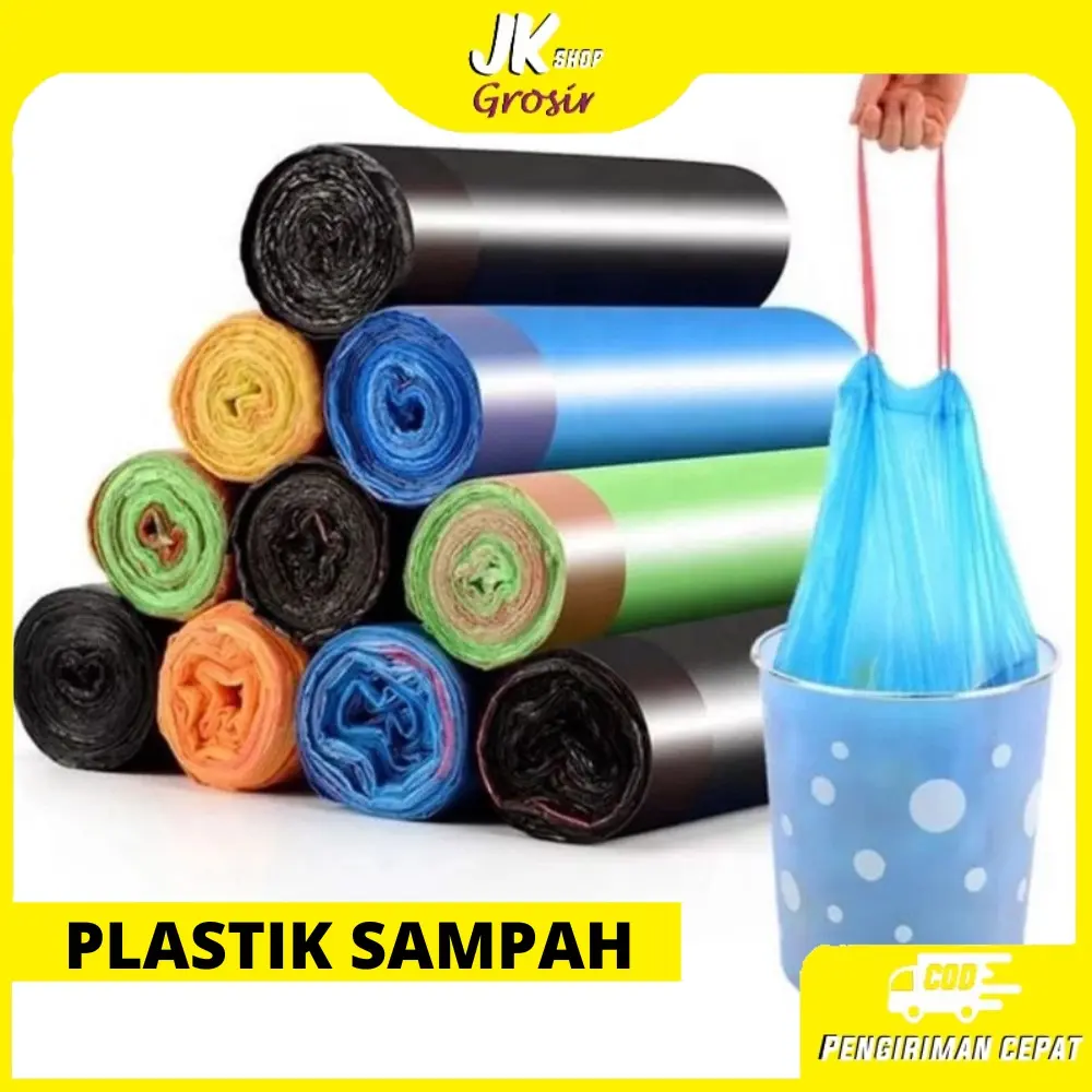 1 PACK ISI 5 KANTONG SAMPAH PLASTIK 20PCS/ROLL