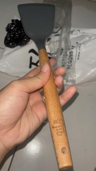 Product Review of JIB Silicone Utensil Spatula / Spatula Silicon / Utensile Turner / Sutil Silikon Tahan Panas Gagang Kayu from l**m 2