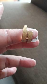Product Review of KAY RING / CINCIN DUBAI MODEL EMAS TITANIUM PREMIUM from y**y 1