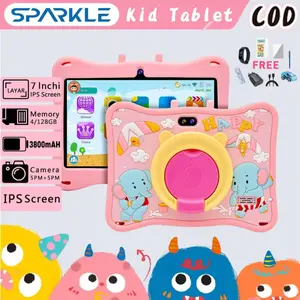 ANA TAB Magic Tablet Smart Kids Tablet Anak S121 Android murah IPS Screen Edukasi/Wifi-Hotspot Only/7inchi Kamera 5PM+5PM Learning Multicoloured Learning Pink Belajar Game