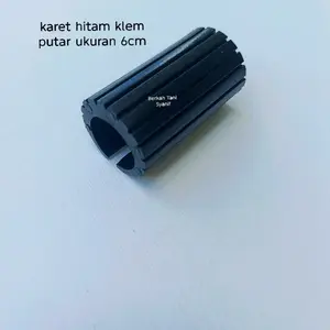 karet hitam klem putar 6 cm, anti slip