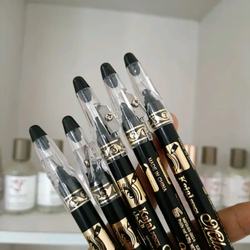 CELAK KAJAL IMPORT ARAB || CELAK MATA KAJAL PENSIL RAUTAN Eyeliner Pencil Hitam Waterproof 6