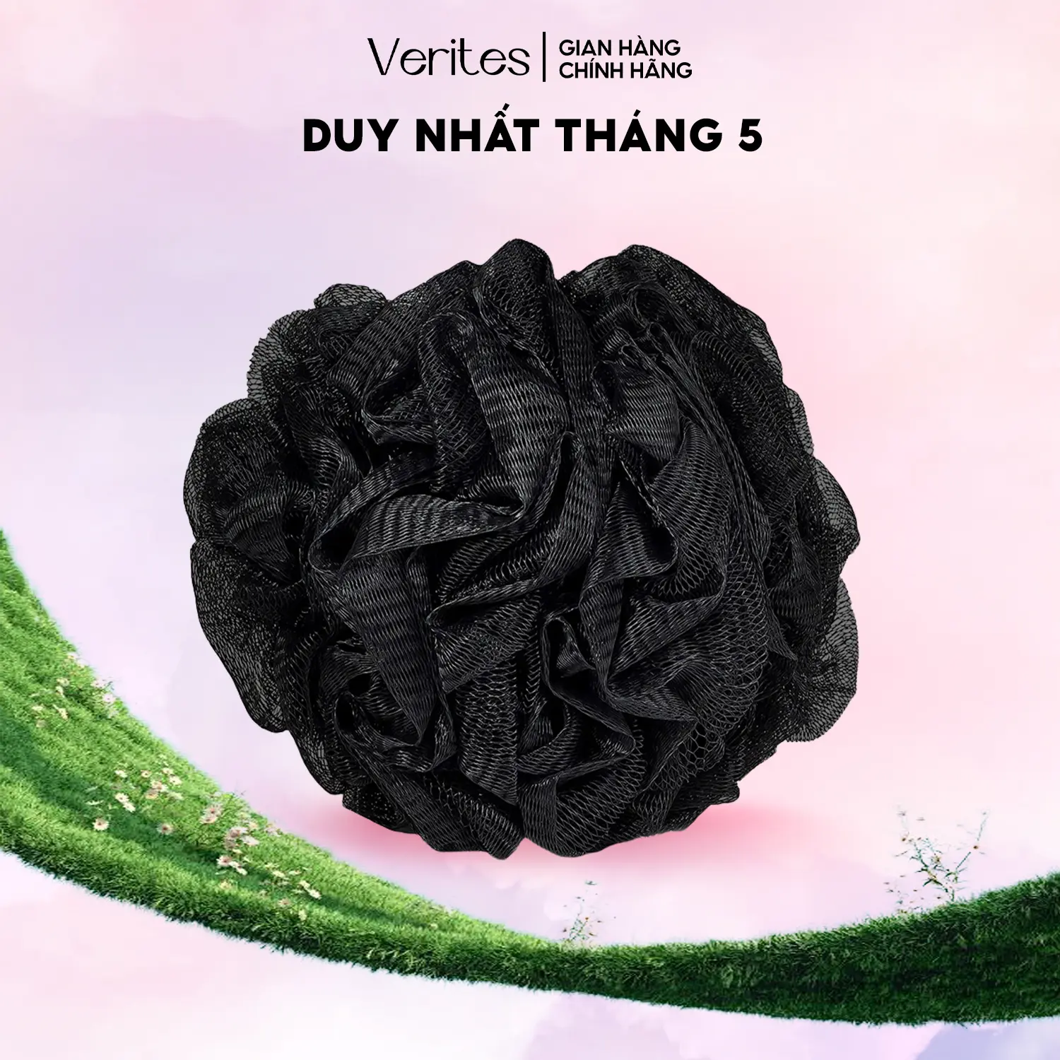 [QUÀ TẶNG KHÔNG BÁN] Bông tắm than tre Verites tặng kèm (Cho đơn hàng sữa tắm 500ml)
