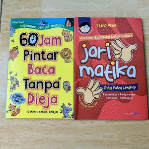 60 Jam Pintar Baca Tanpa Dieja & Jari Matika Edisi Paling Lengkap Metode Berhitung Lebih Cepat untuk Anak - Yuliani Yusuf