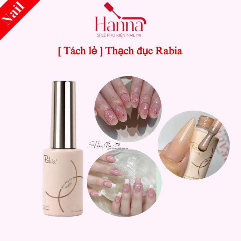 Sơn gel thạch đục Rabia - Tách lẻ màu sắc cho nữ