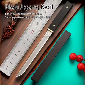 Pisau Dapur Pisau Super Tajam Pisau Buah Pisau Koki Pisau Cutter Dengan Sarungnya tahan karat tidak mudah karatan pisau  keren kecil Kitchenware