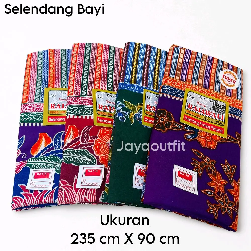 (READY STOCK) BISA PILIH WARNA KAIN JARIK GENDONGAN BAYI BATIK HALUS PANJANG | JARIK GENDONG ASLI PEKALONGAN