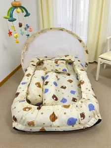 KASUR SERUT KELAMBU BAYI Motif Beruang & Bintang BISA LEPAS PASANG Nyaman untuk Tidur Bayi
