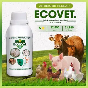 Ecovet - Solusi Untuk Memperkuat Ketahanan - Melengkapi Nutrisi Penting Untuk Ternak, Unggas, Hewan Terbaik Beli 3 Gratis 1